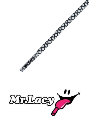 Mr. Lacy Ropies - White/Black